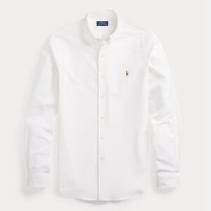 Polo Ralph Lauren men white oxford shirt